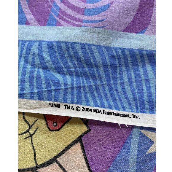 Lil Bratz Sewing Fabric Quilt Panel 2004 Vintage Retired Out of Print Purple - Picture 5 of 6